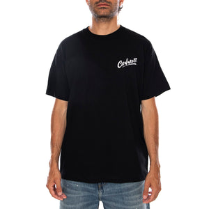 S/S PUP T-SHIRT BLACK - Maglietta Girocollo Uomo Nera I037537 89XX CARHARTT WIP 