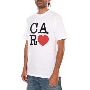 S/S I HARTT T-SHIRT WHITE - Maglietta Girocollo Uomo Bianca I037538 02XX CARHARTT WIP 