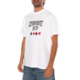 S/S DECK T-SHIRT WHITE - Maglietta Girocollo Uomo Bianca  Uomo CARHARTT WIP