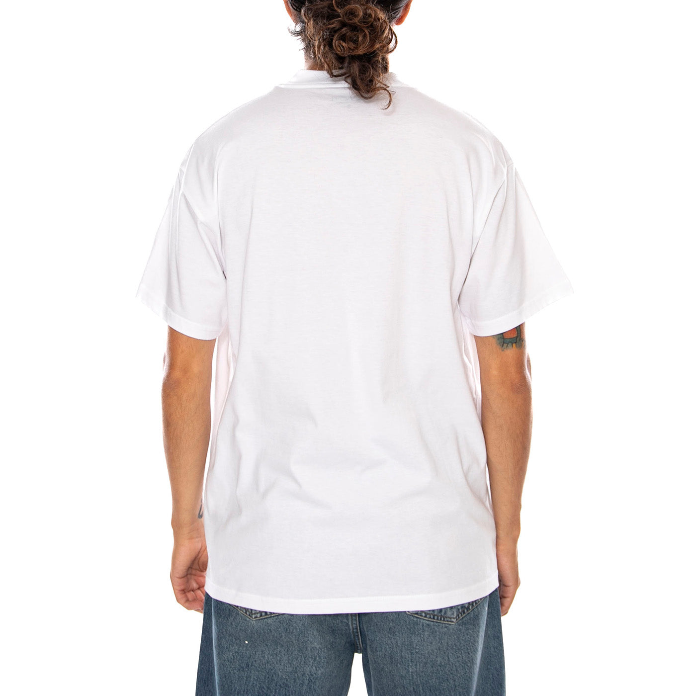 S/S DECK T-SHIRT WHITE - Maglietta Girocollo Uomo Bianca I037548 02XX CARHARTT WIP 