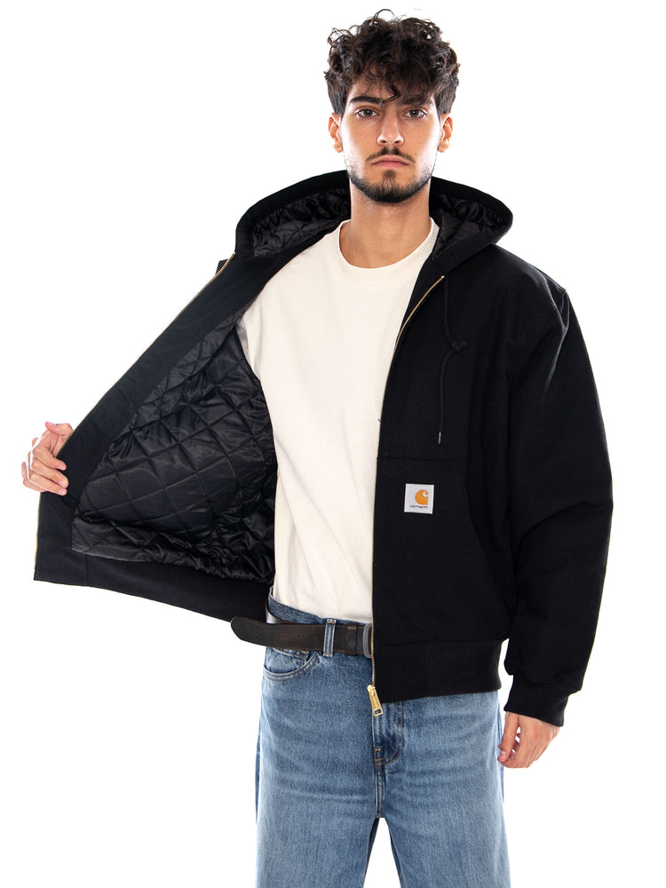 OG ACTIVE JACKET BLACK - Giacca Uomo Nera I037587 8901 CARHARTT WIP 