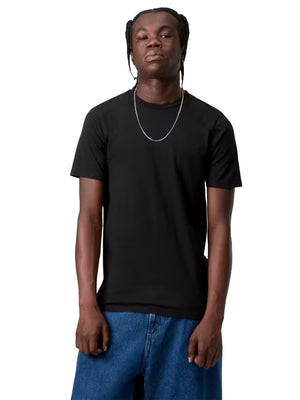 CARHARTT WIP STANDARD CREW NECK 2 PACK T-SHIRT BLACK / BLACK - Set da Due Magliette Girocollo Uomo Nere I037601 933XX CARHARTT WIP 