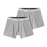 COTTON TRUNKS GREY HEATHER - Set da Due Paia di Boxer Uomo Grigi  Uomo CARHARTT WIP