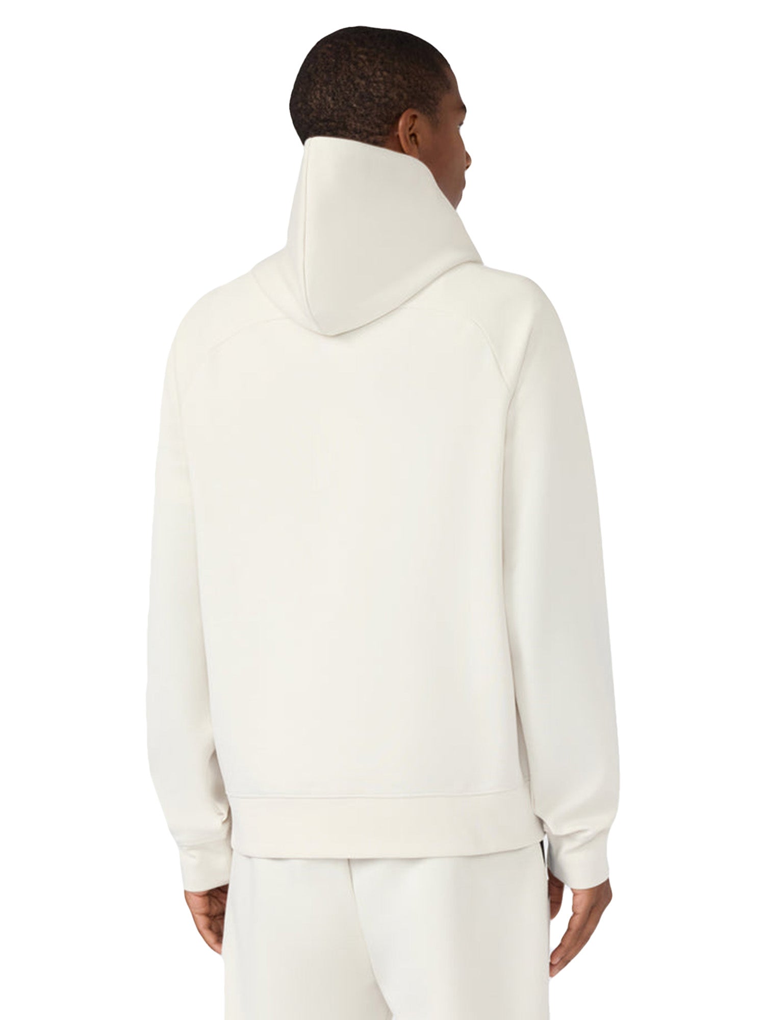 HOODED SWEATSHIRT IVORY - Felpa con Cappuccio Uomo Beige 221349 WW056 CHAMPION 