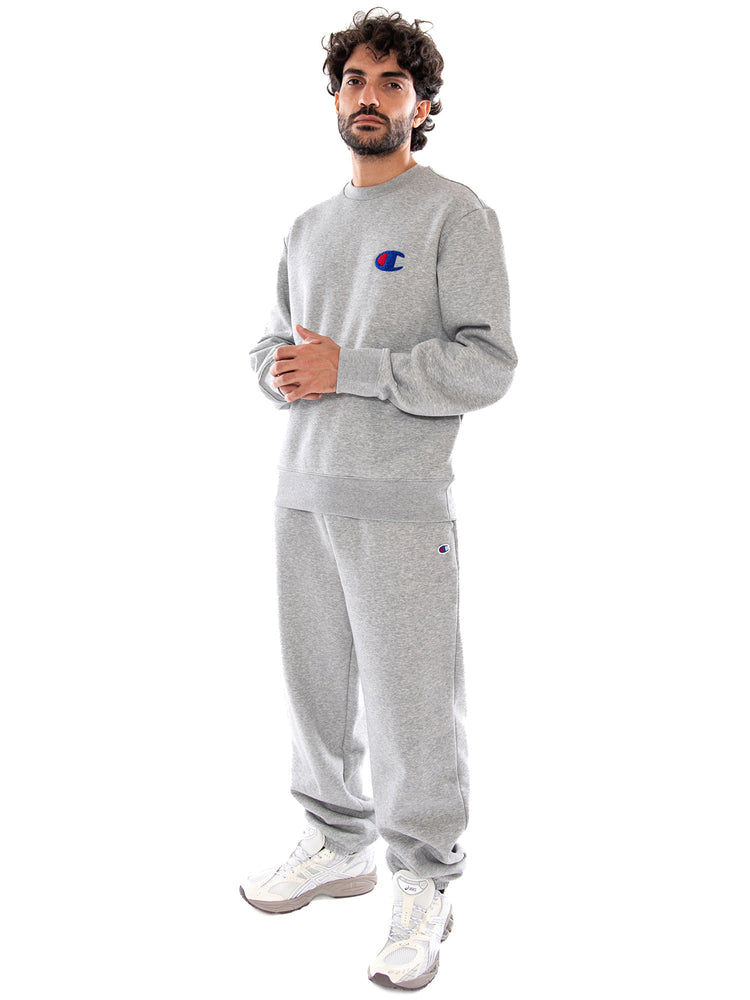 Champion Crewneck Sweatshirt OXGM - Felpa Uomo Girocollo Grigia 223495 EM006 CHAMPION 