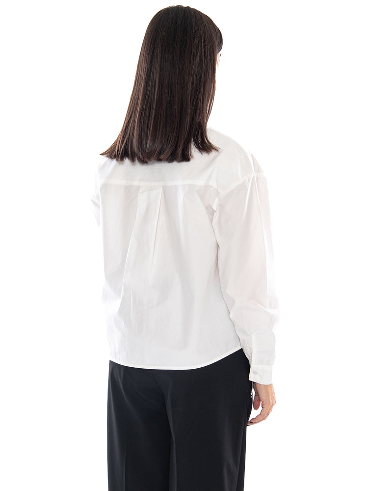 Compañía Fantástica Camisa 100% Algodón con Maxi Lazada Ecru - Camicia Donna Ecru 64C/11165 ECR COMPANIA FANTASTICA 
