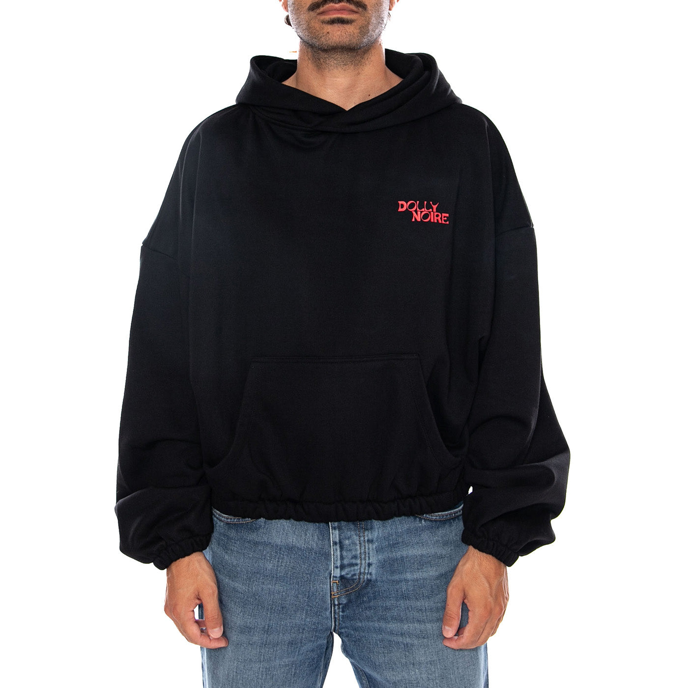 SHARD DOLLY NOIRE BOXY HOODIE BLACK POKÉMON - Felpa con Cappuccio Uomo Nera Collaborazione Pokémon SW1245 S4 DOLLY NOIRE 