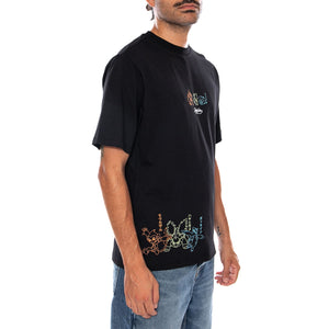 STARTERS EVOLUTION TEE POKÉMON - Maglietta Girocollo Uomo Nera Collaborazione Pokémon TS1344 T4 DOLLY NOIRE 