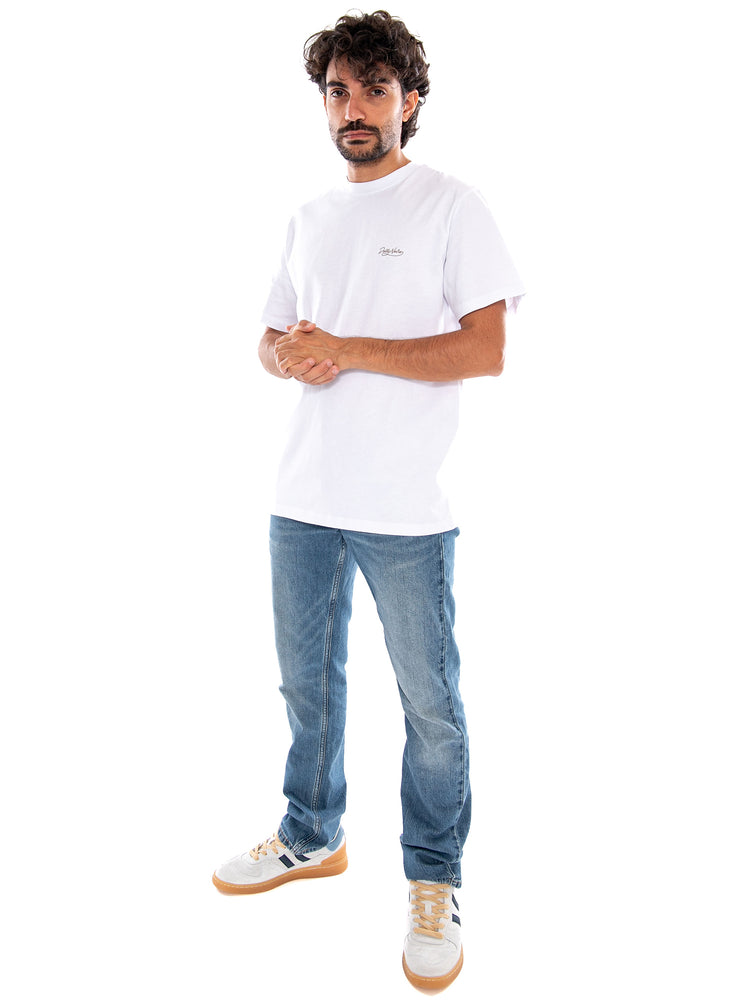 Asso Di Spade Tee White - Maglietta Girocollo Uomo Bianca TS917 TT DOLLY NOIRE 