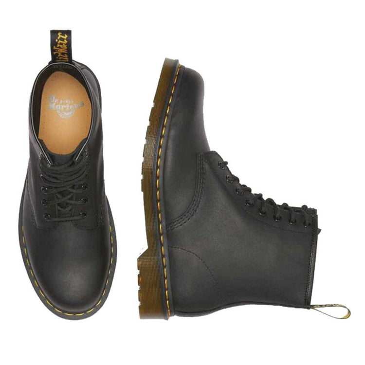 1460 GREASY BLACK - Stivaletti Stringati Uomo Neri 11822003 BLK DR.MARTENS 