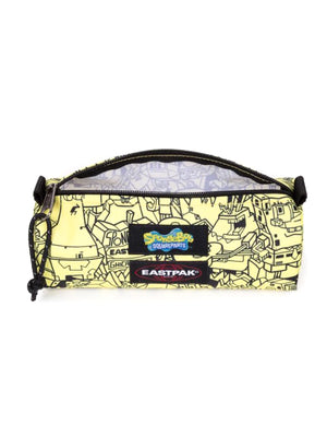 EASTPAK BENCHMARK SINGLE ALL OVER YELLOW - Astuccio Giallo EK000372 E0A1 EASTPAK 