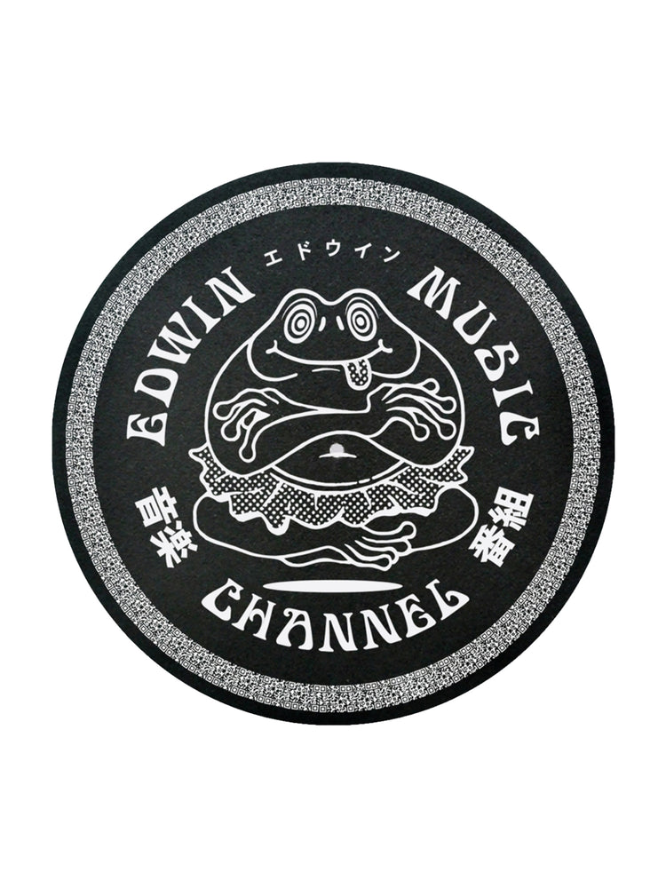 Edwin Music Channel Slipmat Black - Tappetino Nero I032044 89 EDWIN 