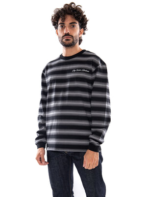 Edwin Bolton TS LS Black / Grey - T-shirt Uomo Nera<BR/><BR/> I035720 0GL.67 EDWIN 