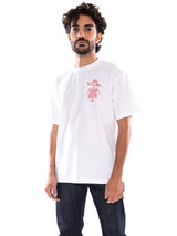 Edwin Ekoda Bath House TS White - Maglietta Girocollo Uomo Bianca  Uomo EDWIN