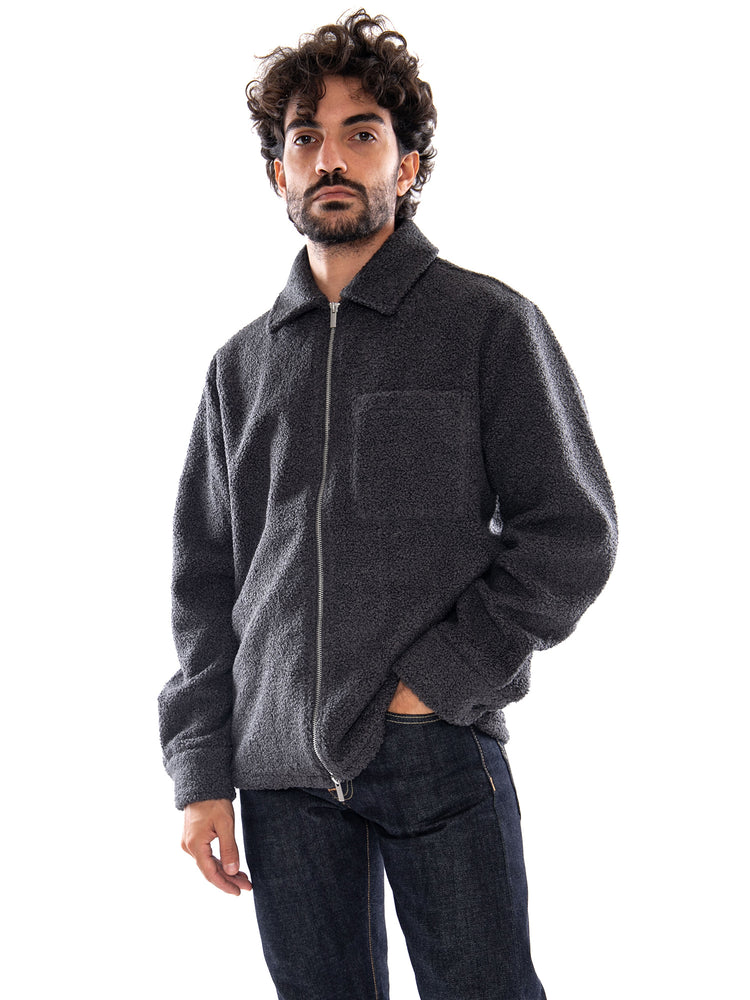 Edwin Snug II Overshirt LS Dark Grey - Overshirt Uomo Grigia I037335 0G.00 EDWIN 