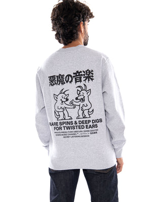 Edwin Rare Spins Sweat Grey Marl - Felpa Uomo Grigia I037417 DF.67 EDWIN 