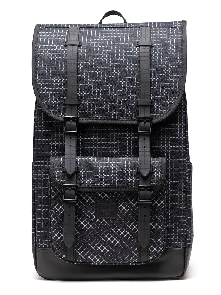 Herschel Little America Backpack Grid Black/Black - Zaino Nero 11390 07774 HERSCHEL 