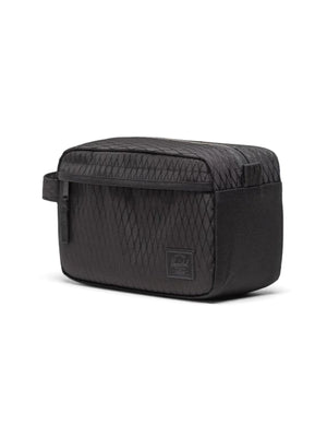 Herschel Chapter Travel Kit Black Diamond/Black - Beauty Case da Viaggio Nero 30064 07391 HERSCHEL 