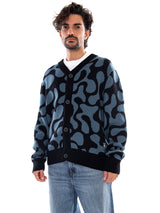 CHAQUETA ASAKUSA BLACK JACQUARD - Cardigan con Bottoni Uomo Multicolore  Uomo KAOTIKO