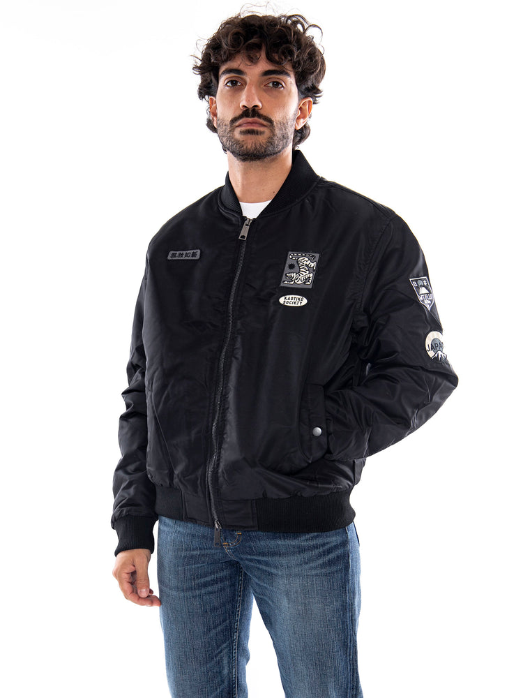 Kaotiko Chaqueta Asakusa Black - Giacca Uomo Nera<BR/><BR/> AT009 W002 KAOTIKO 