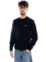 PULLOVER BLUE - Maglione Uomo Blu  Uomo LACOSTE