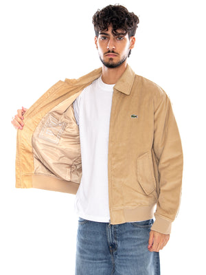 BLUSONE BEIGE - Giacca Uomo Beige BH2994 02S LACOSTE 