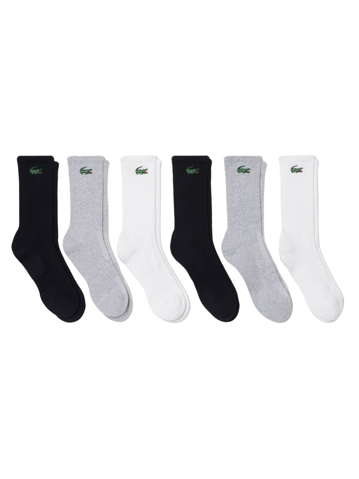 CALZE 6PK - Calzini Multicolore Neri / Grigi / Bianchi RA9254 L78 LACOSTE 