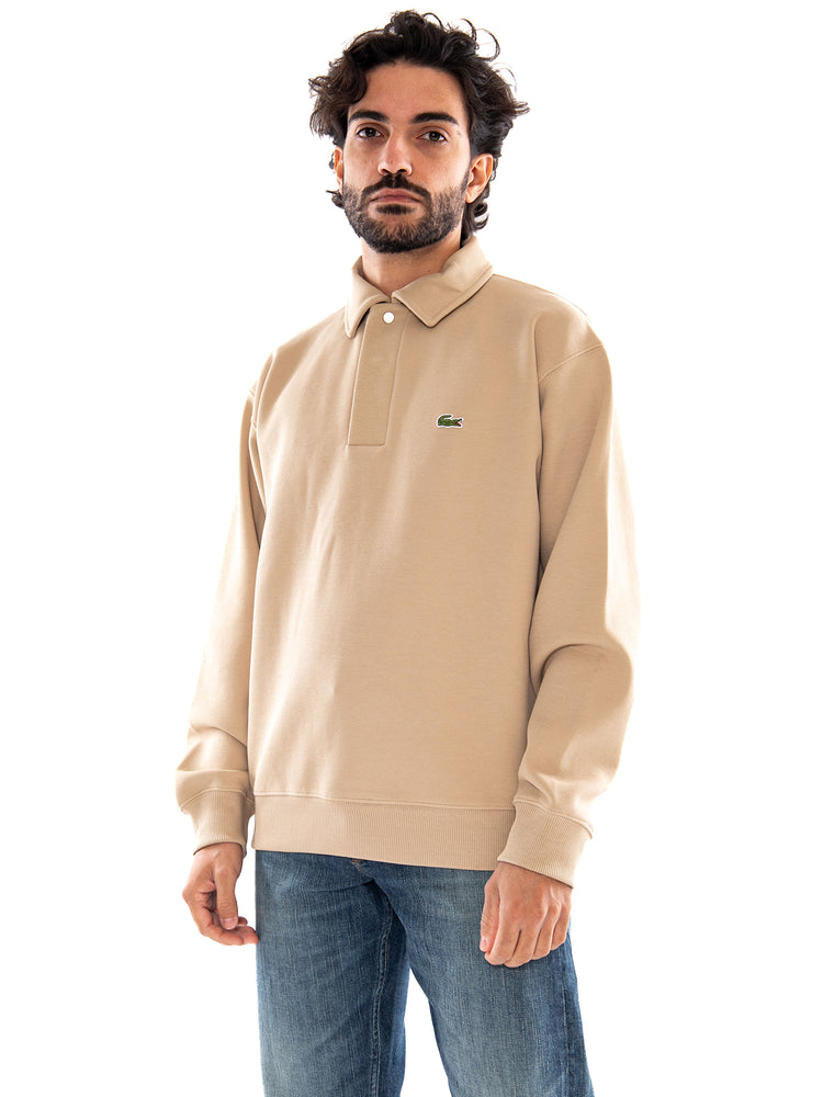 Lacoste Sweatshirt Beige - Felpa Polo Uomo Beige SH9450 02S LACOSTE 