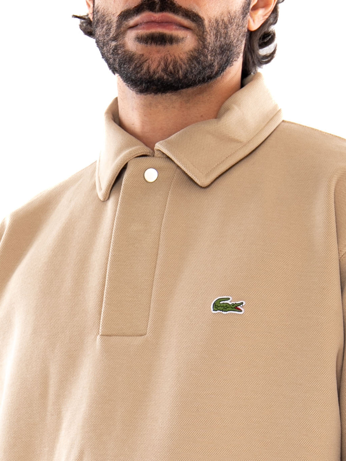 Lacoste Sweatshirt Beige - Felpa Polo Uomo Beige SH9450 02S LACOSTE 