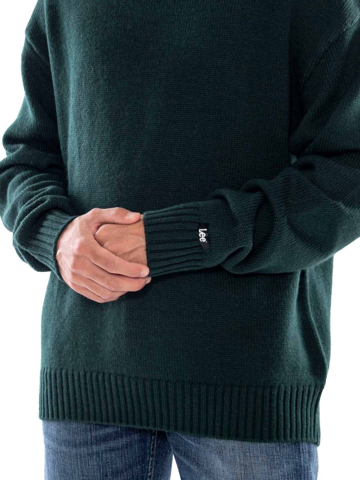 Lee RLX Crew Neck Ponderosa Pine Green - Maglia Uomo Verde 112386284 GRN LEE 