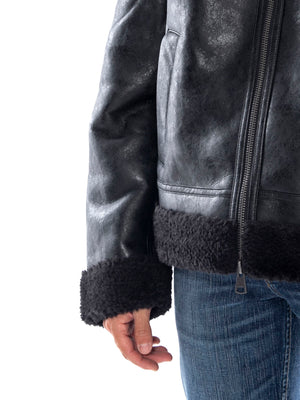 Lee Aviator Jacket Black - Giacca Aviator Uomo Nera 112386613 BLK LEE 