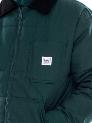 Lee Workwear Puffer Ponderosa Pine Green - Giubbotto Imbottito Uomo Verde 112387033 GRN LEE 