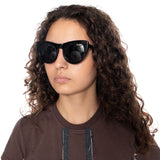 YC 31077 BLACK / BLACK - Schwarze Sonnenbrillen ACCESSORI LET'S SEE