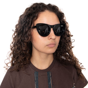 YC 31077 BLACK / BLACK - Occhiali da Sole Neri 31077 164 LET'S SEE 