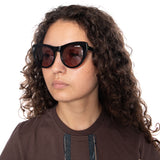 YC 31077 GREEN / WINE - Grüne Sonnenbrille ACCESSOIRES LET'S SEE