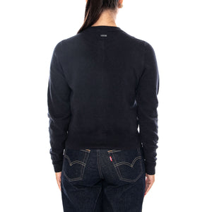 SUPER SOFT CREWNECK CARDI ANTHRACITE NIG - Cardigan Donna 0037P 0000 LEVIS 