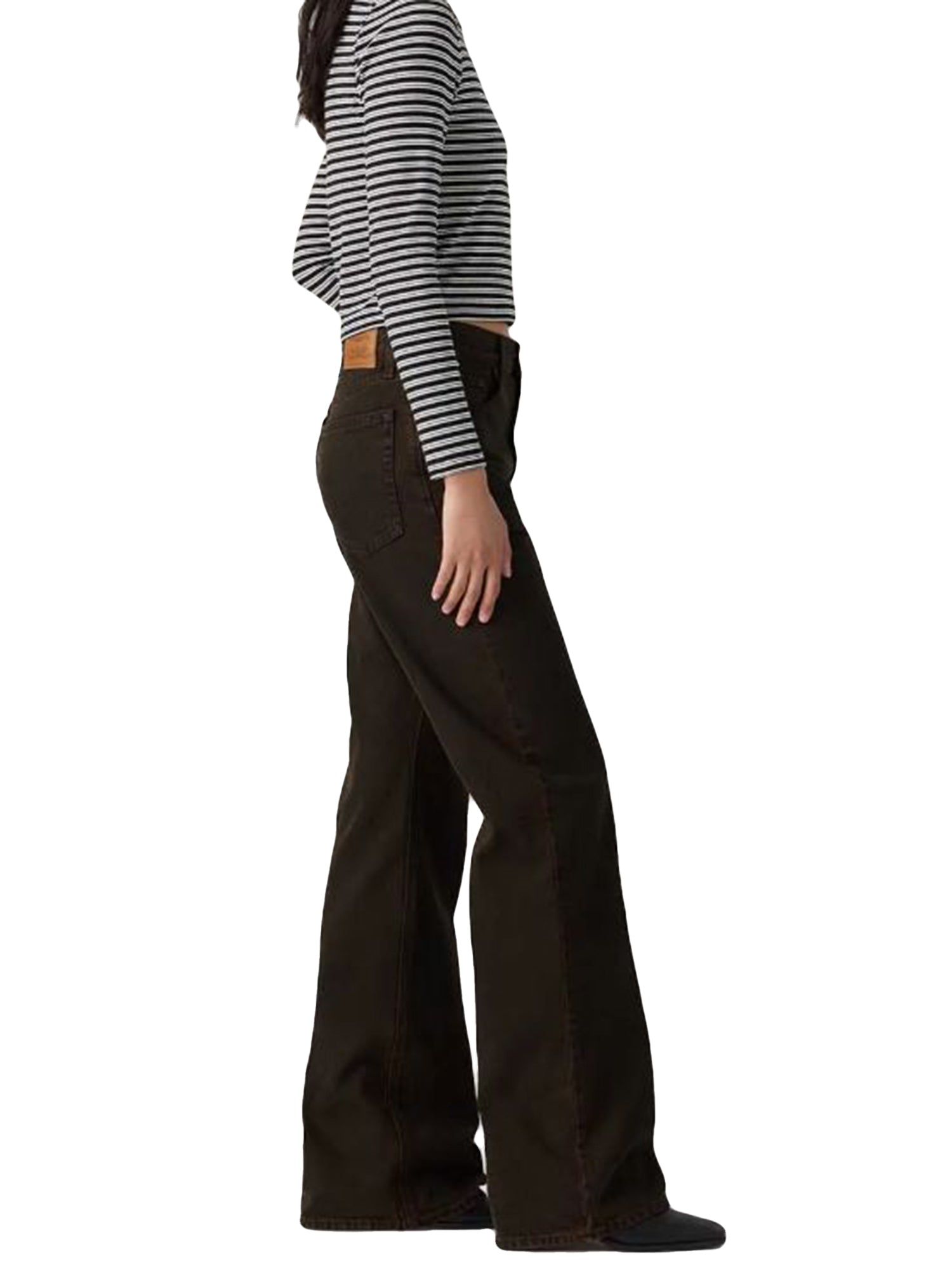 LOOSE BOOT OVER A CUP PSK - Pantaloni Denim Jeans Donna Marroni 005DO 0031 LEVIS 