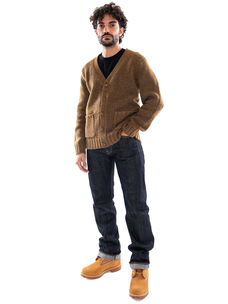 Levi's Mammoth Cardigan Obsidian Heather Cardi Brown - Cardigan Uomo Marrone 007T5 0005 LEVIS 