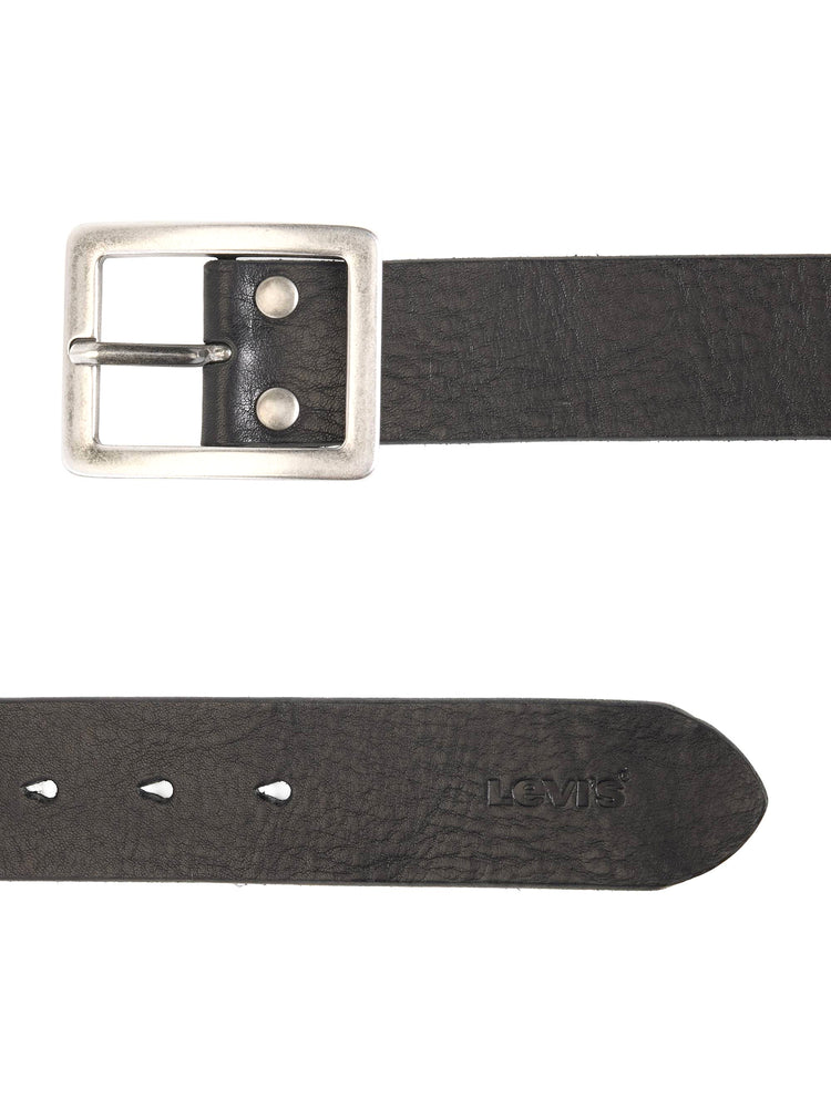 LEVI'S® MASON CENTERBAR BELT CAVIAR BLACK - Cintura Nera 007YW 0000 LEVIS 