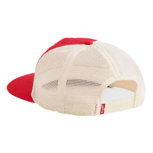 SADDLEMAN TRUCKER OCEAN INDIGO WASH 5 OP URBAN RED / RED - Cappellino con Visiera Bianco / Rosso 0080X 0000 LEVIS 