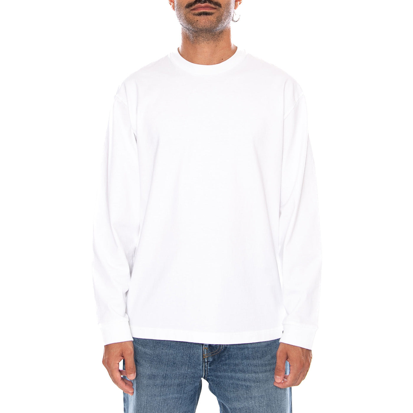 LS WORKWEAR TEE JET NEUTRAL - Maglietta Girocollo Maniche Lunghe Uomo Bianca 0089C 0000 LEVIS 