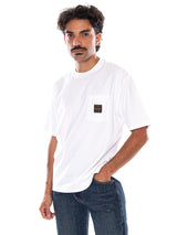 CARHARTT WIP SS WORKWEAR PKT TEE PORTER STRIPE MEDIUM WHITE - Maglietta Girocollo Uomo Bianca  Uomo LEVIS
