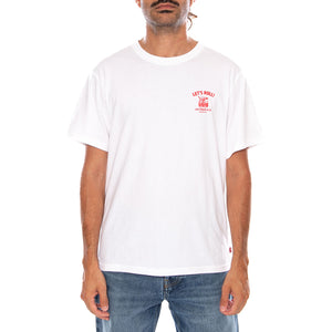 SS RELAXED FIT TEE ROLL MODELS WHITE PLU - Maglietta Girocollo Uomo Bianca 16143 2625 LEVIS 