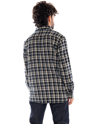 Levi's Jackson Worker Birk Plaid Jet Black Plaid - Camicia Uomo Blu<BR/><BR/> 19573 0308 LEVIS 
