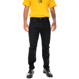 502™ TAPER JUST SAY HI BLACK - Pantaloni Denim Jeans Uomo Neri 29507 0031 LEVIS 