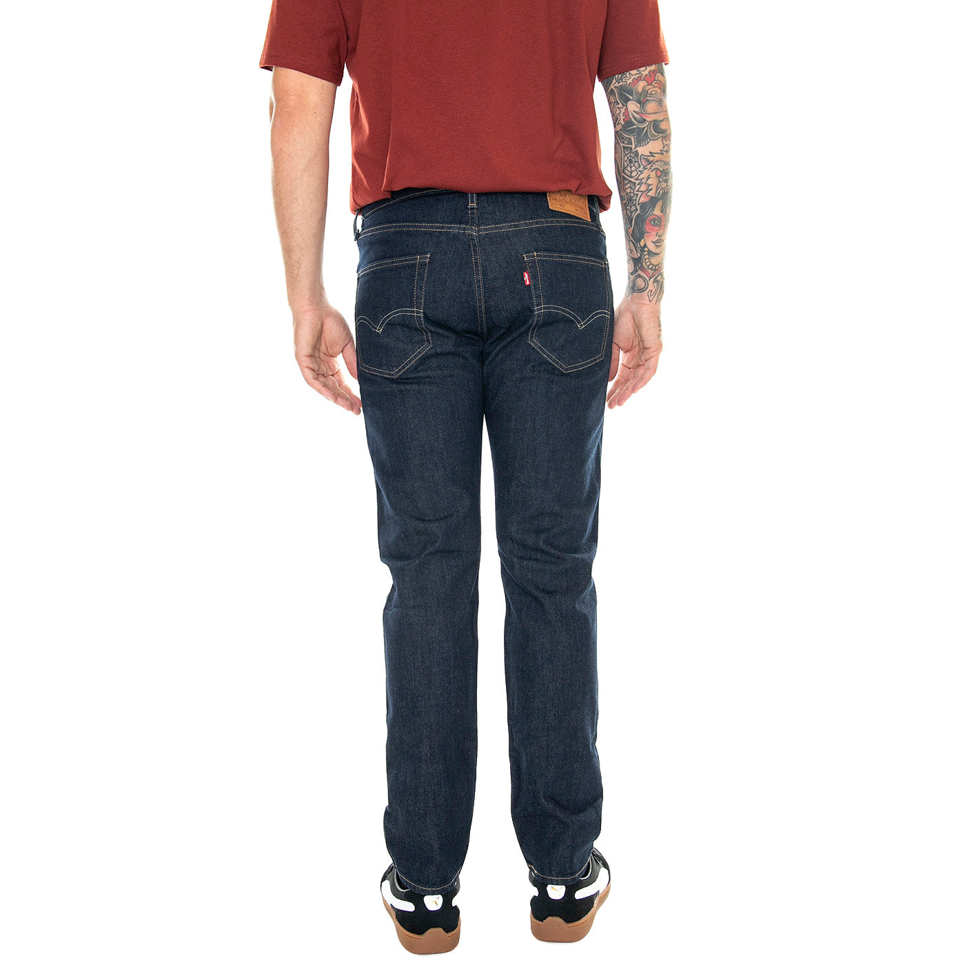 502™ TAPER JUST SAY HI DARK INDIGO - Pantaloni Denim Jeans Uomo Blu Scuro 29507 0280 LEVIS 