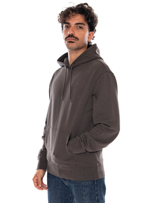 LEVI'S THE ORIGINAL HM HOODIE COFFEE FRENCH TERRY - Felpa con Cappuccio Uomo Marrone 34581 0066 LEVIS 