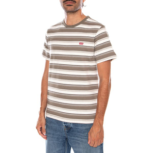 SS ORIGINAL HM TEE JEN STRIPE MAITAKE BR - Maglietta Girocollo Uomo Multicolore 56605 0306 LEVIS 