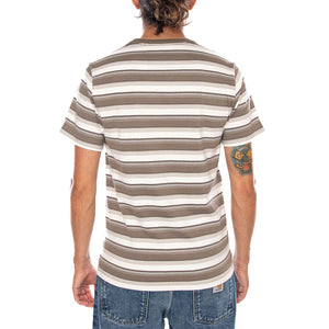 SS ORIGINAL HM TEE JEN STRIPE MAITAKE BR - Maglietta Girocollo Uomo Multicolore 56605 0306 LEVIS 