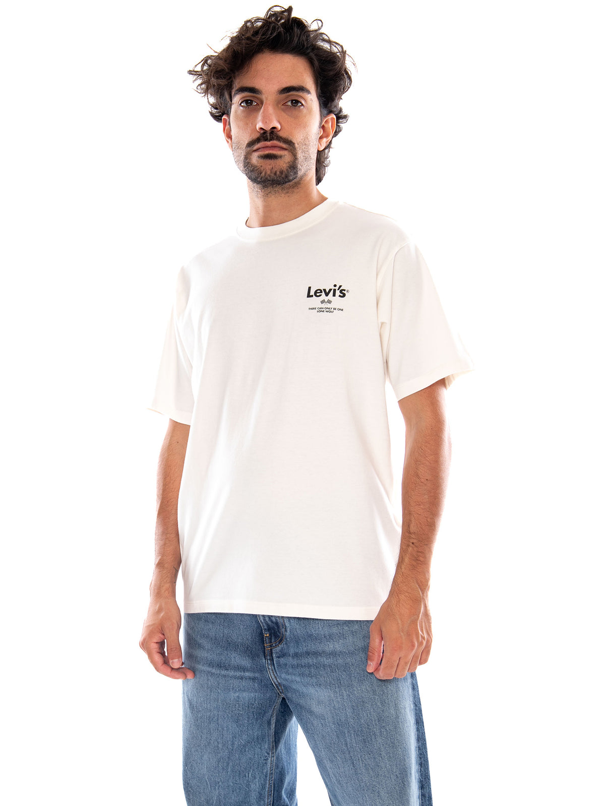 VINTAGE FIT GRAPHIC TEE LEGENDARY HORSE TAN - Maglietta Girocollo Uomo Beige Chiaro 87373 0457 LEVIS 
